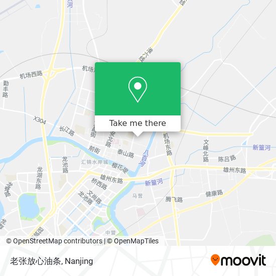老张放心油条 map