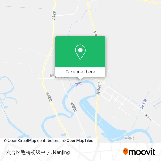 六合区程桥初级中学 map