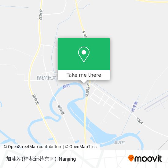 加油站(桂花新苑东南) map