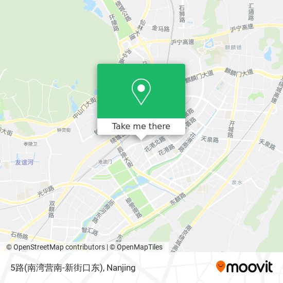 5路(南湾营南-新街口东) map