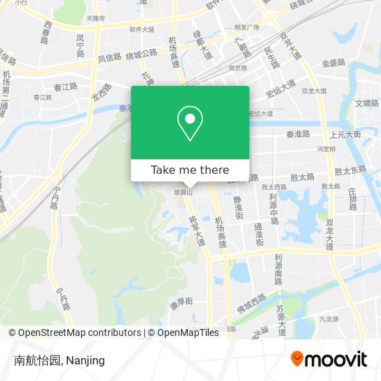 南航怡园 map