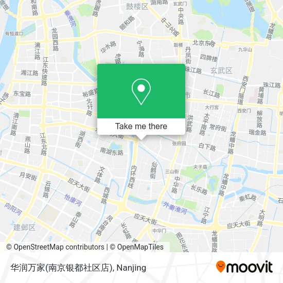 华润万家(南京银都社区店) map