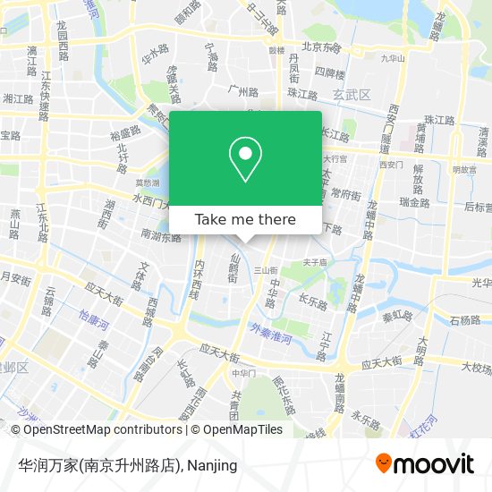 华润万家(南京升州路店) map