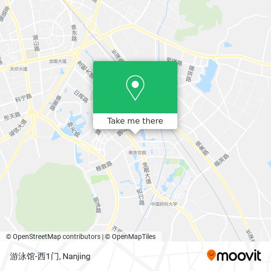 游泳馆-西1门 map