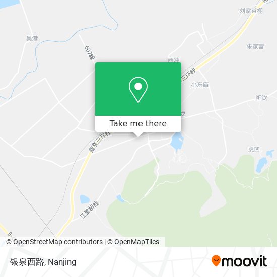 银泉西路 map