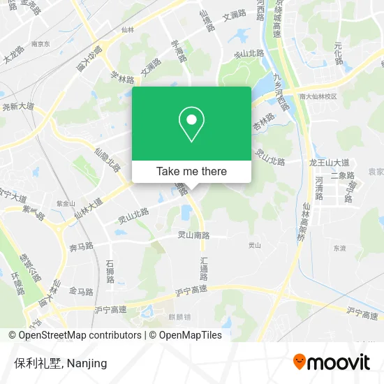 保利礼墅 map