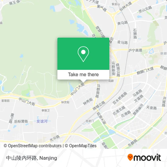 中山陵内环路 map