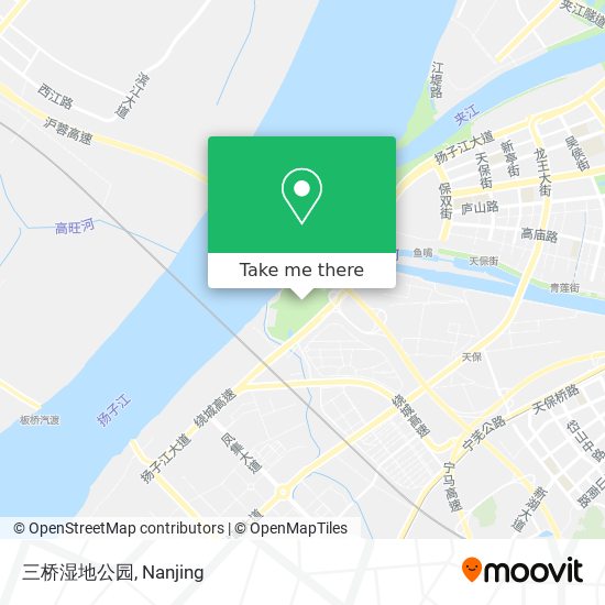 三桥湿地公园 map