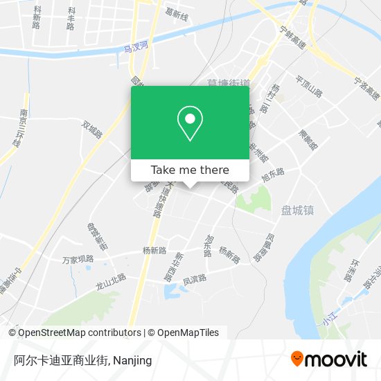 阿尔卡迪亚商业街 map
