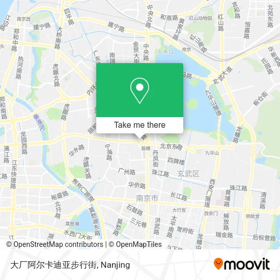 大厂阿尔卡迪亚步行街 map