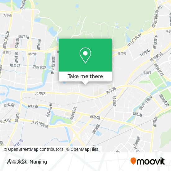 紫金东路 map