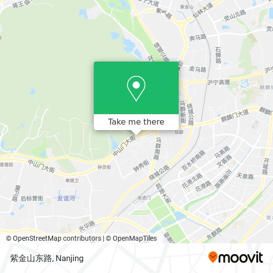 紫金山东路 map