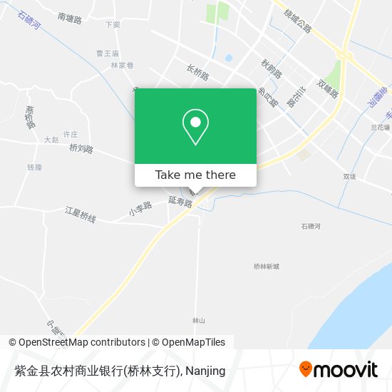 紫金县农村商业银行(桥林支行) map