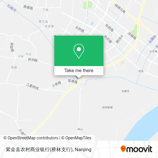紫金县农村商业银行(桥林支行) map