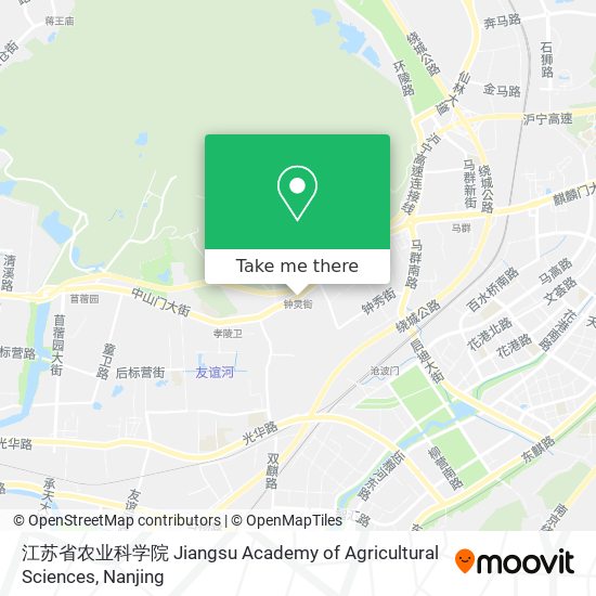 江苏省农业科学院 Jiangsu Academy of Agricultural Sciences map