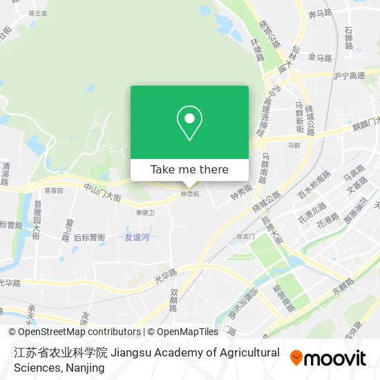 江苏省农业科学院 Jiangsu Academy of Agricultural Sciences map