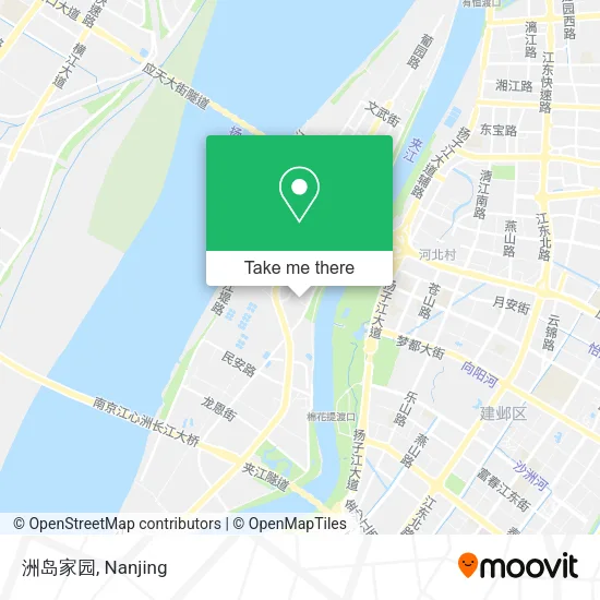 洲岛家园 map