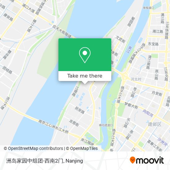 洲岛家园中组团-西南2门 map