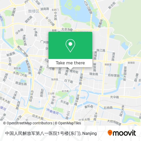 中国人民解放军第八一医院1号楼(东门) map