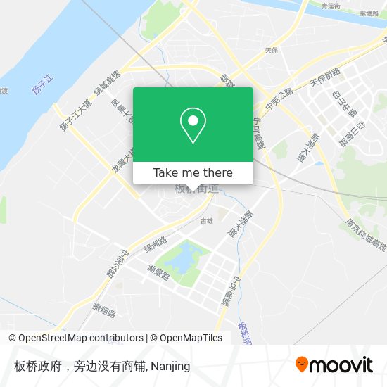 板桥政府，旁边没有商铺 map