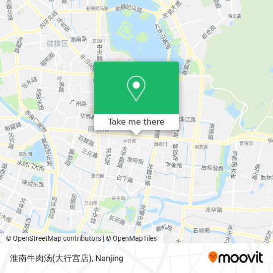 淮南牛肉汤(大行宫店) map