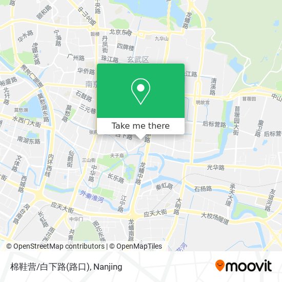 棉鞋营/白下路(路口) map