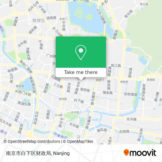 南京市白下区财政局 map