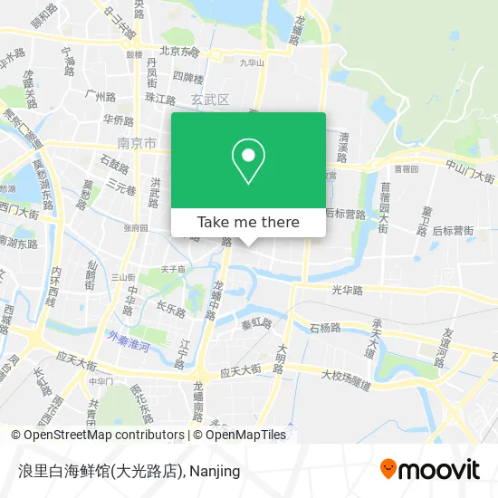 浪里白海鲜馆(大光路店) map