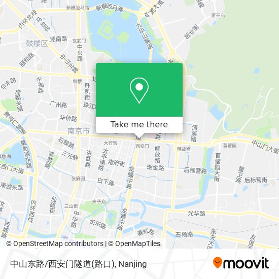 中山东路/西安门隧道(路口) map