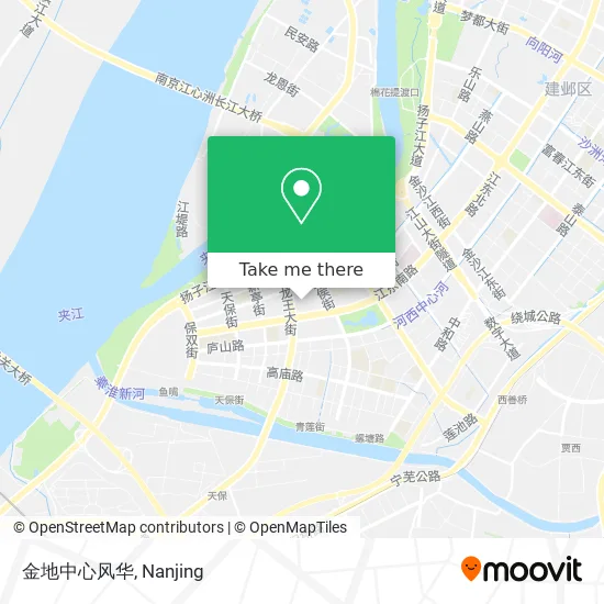 金地中心风华 map