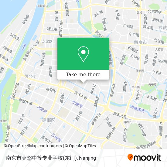 南京市莫愁中等专业学校(东门) map