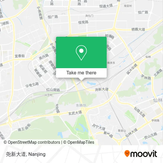 尧新大道 map