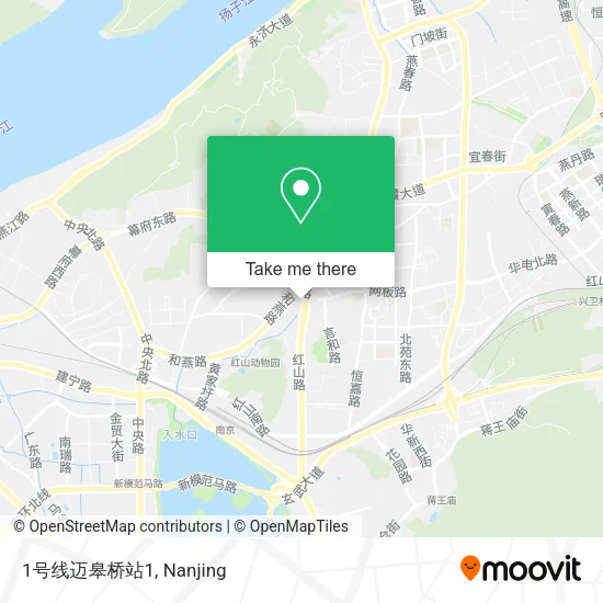 1号线迈皋桥站1 map