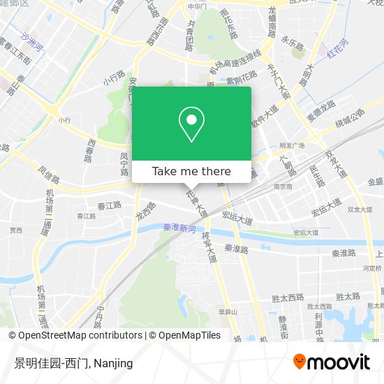 景明佳园-西门 map
