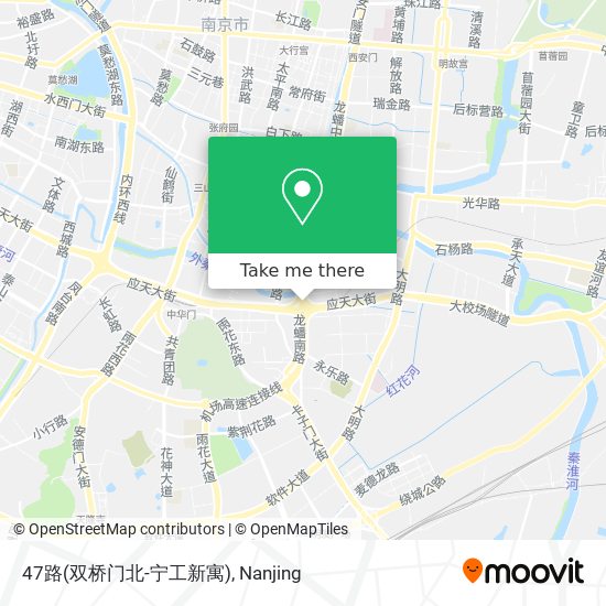 47路(双桥门北-宁工新寓) map