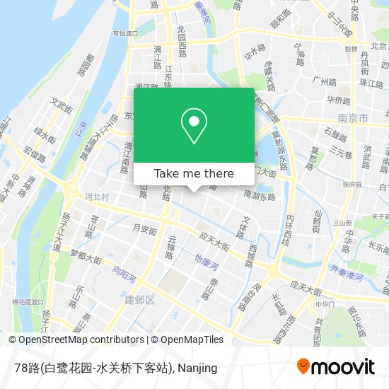 78路(白鹭花园-水关桥下客站) map