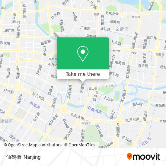 仙鹤街 map