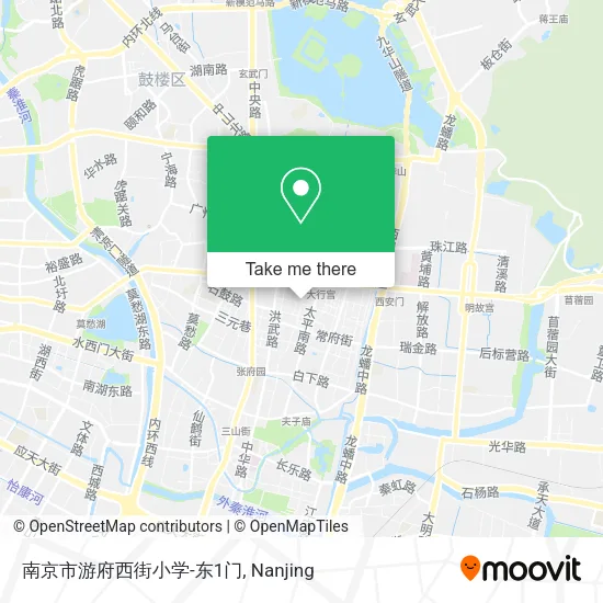 南京市游府西街小学-东1门 map