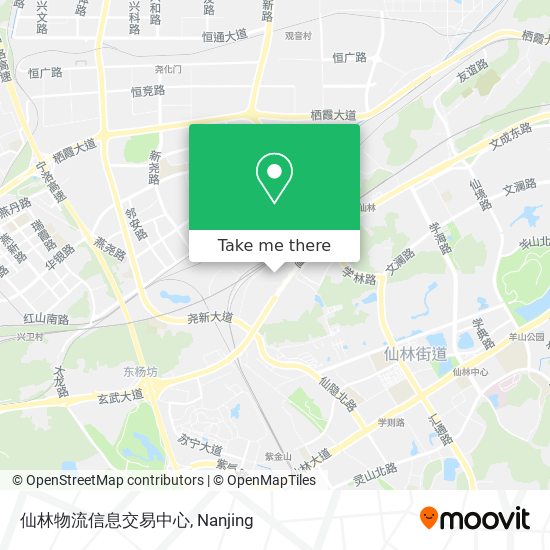 仙林物流信息交易中心 map