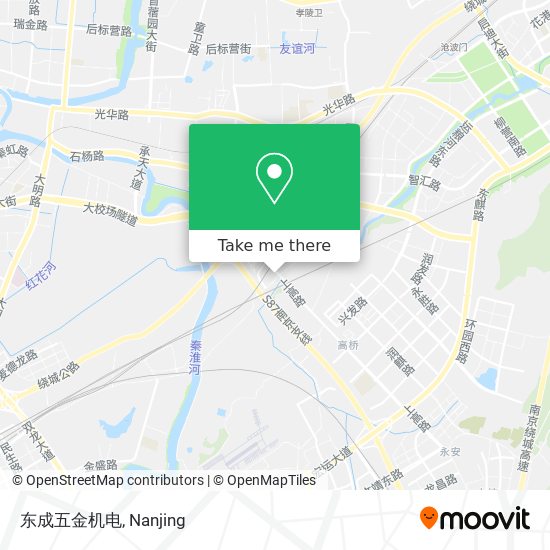 东成五金机电 map