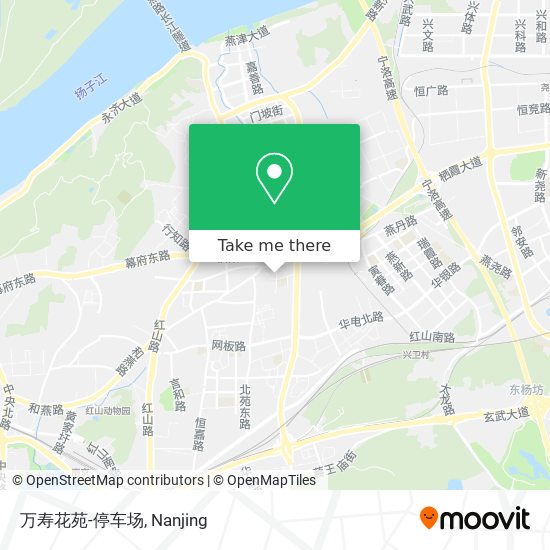 万寿花苑-停车场 map