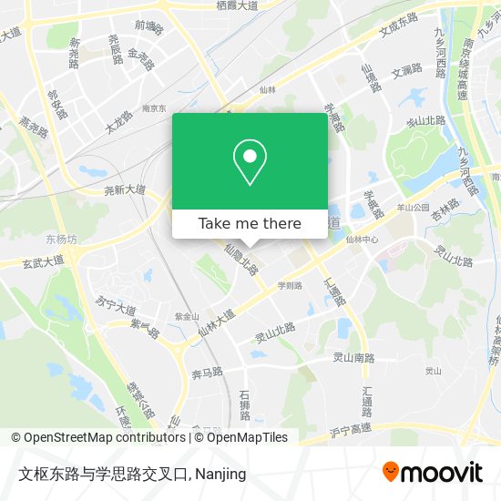 文枢东路与学思路交叉口 map