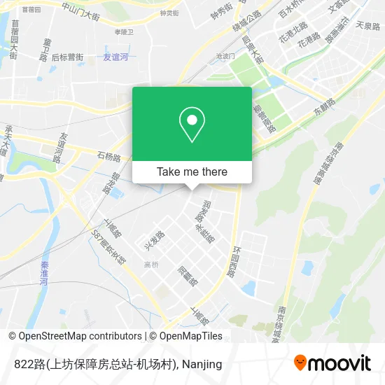 822路(上坊保障房总站-机场村) map