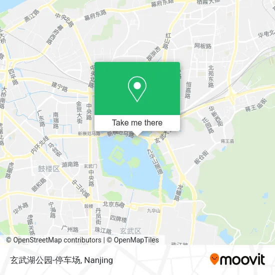 玄武湖公园-停车场 map