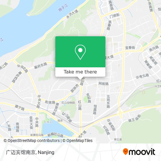 广迈宾馆南京 map