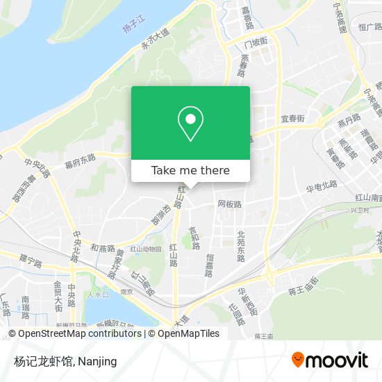 杨记龙虾馆 map