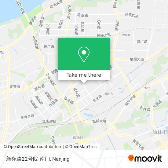 新尧路22号院-南门 map