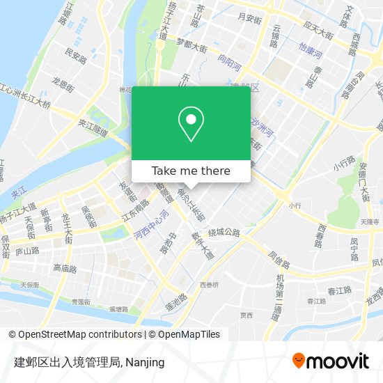 建邺区出入境管理局 map