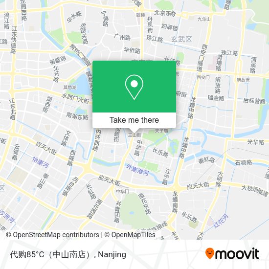 代购85°C（中山南店） map