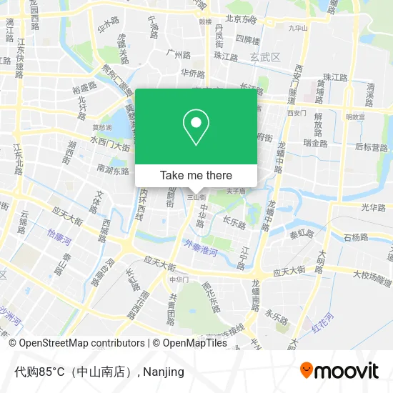 代购85°C（中山南店） map